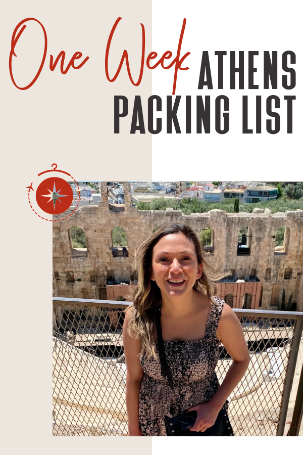 Trip Report Week 1: What I Packed for a Week In Athens