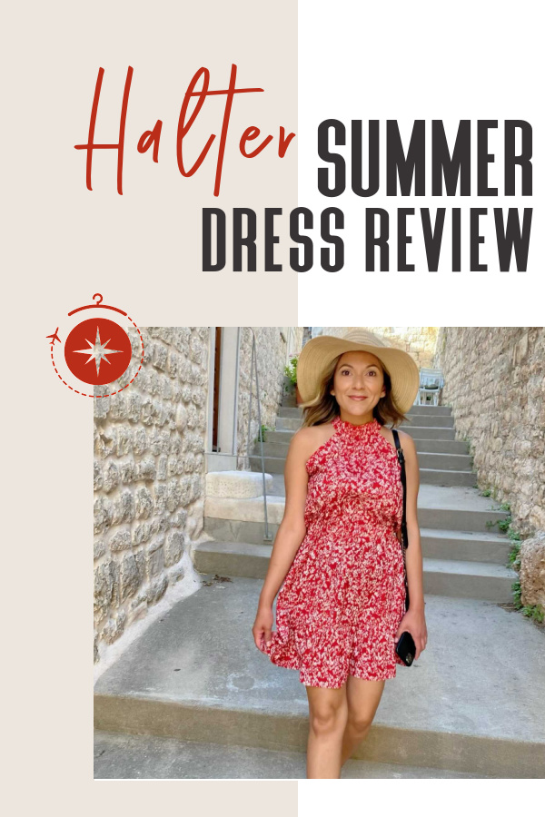 Gevomir Printed Halter Summer Dress Review: Perfect for Europe