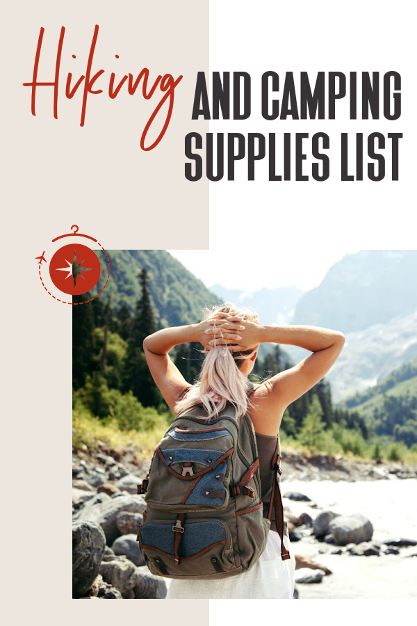 Hiking and Camping Supplies List for Overnight Trips