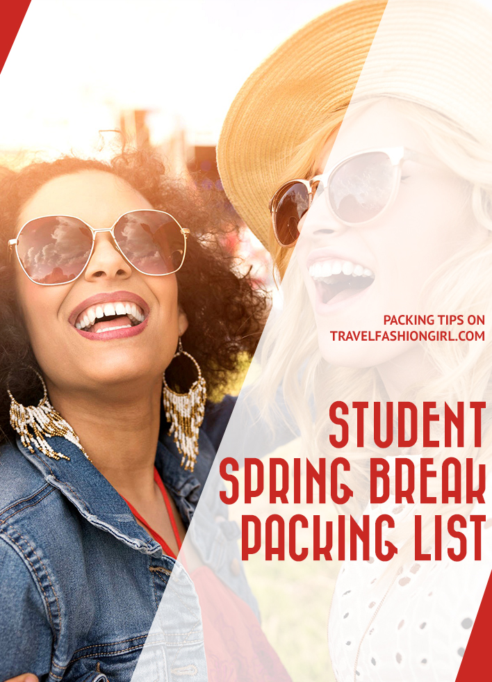 Student Spring Break Packing List